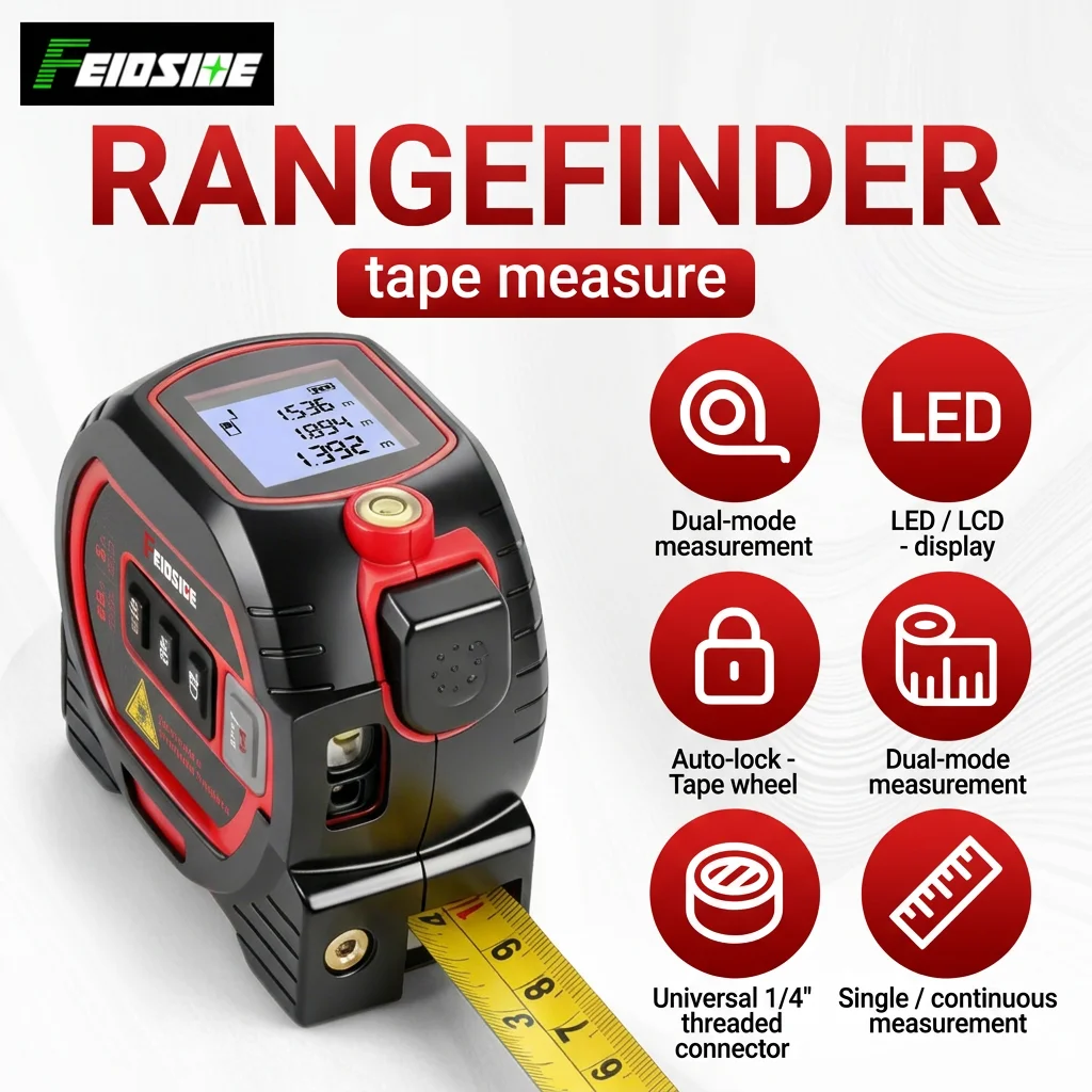 FEIDSIDE Medidor de Distância  - Laser Measure Area Volume Calculator avaliação e preço