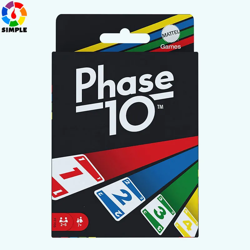 

Карточная игра Mattel Games UNO Phase 10.