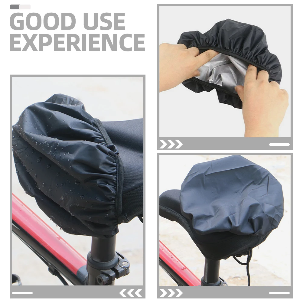 

2 Pcs Rainproof Cover Seat Bike Waterproof Covers Bicycle Bicycles Saddle Outdoor