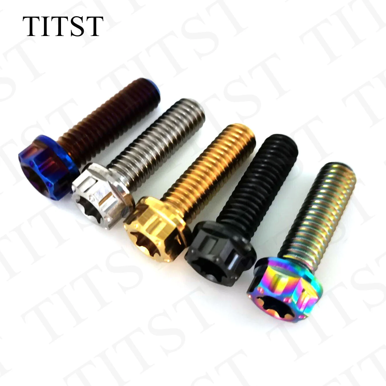 

TITST M6x10/15/20/25/30/35/40/45/50/60/65/70/80/85/90mm Flanged Torx CNC Head Titanium bolts ( One Lot = 2PCS )