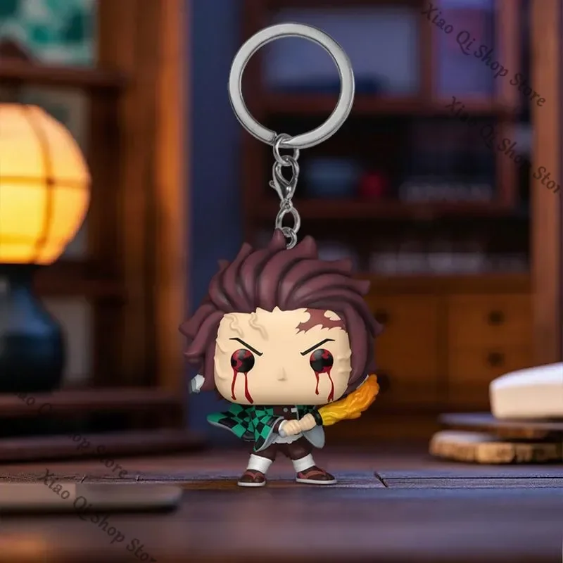 公式正規品-鬼滅の刃-アニメ-アンビタス-時透無一郎-竈門炭治郎-キーホルダー-ペンダント-手作りモデル