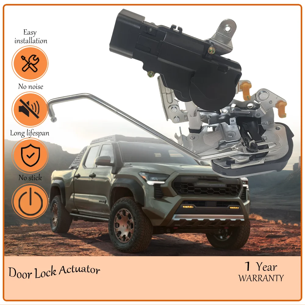 

Heavy-Duty Rear Left Right Complete Door Lock Assembly for Toyota Tacoma Vibration-Resistant Housing OEM 69305-04020 69306-04020
