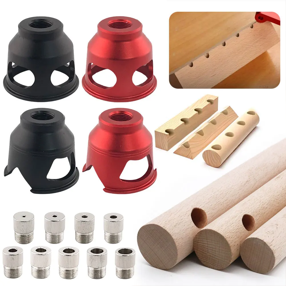 

Vertical Punching Locator W/ 2-10 MM Drill Bushing Straight Hole Drilling Positioner for DIY Furniture Connection Tools