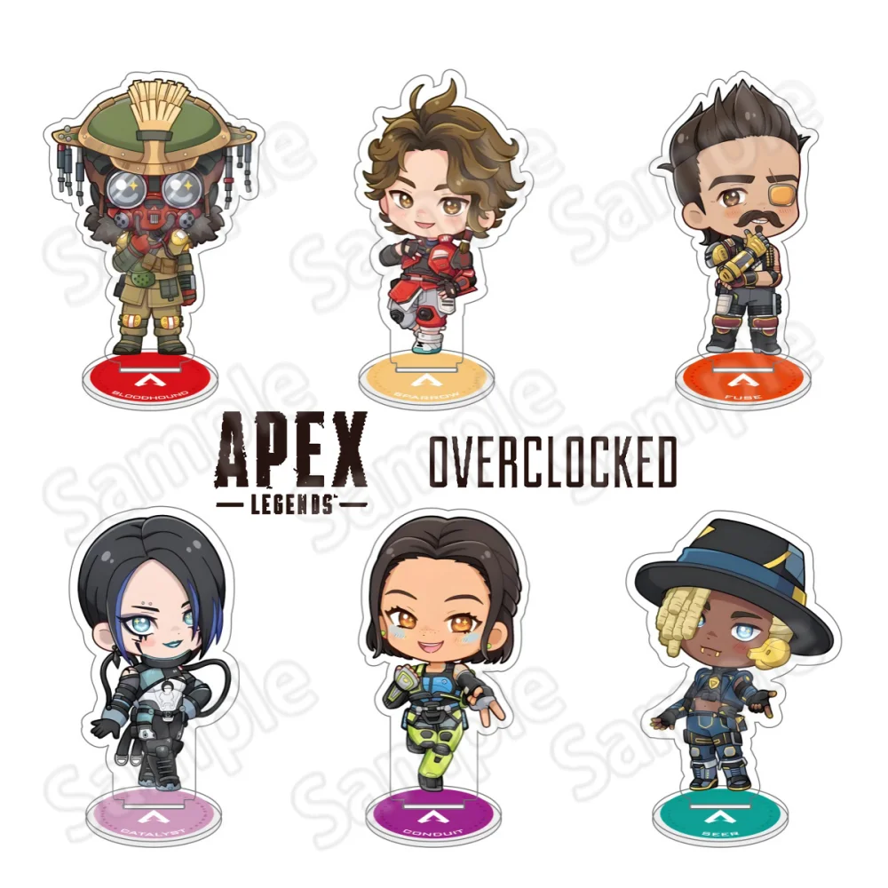 10CM Anime Apex legends Figure Stand keychain Model Kairi Imahara/Wraith/Horizon Cute Desk Decor Standing Sign Gifts