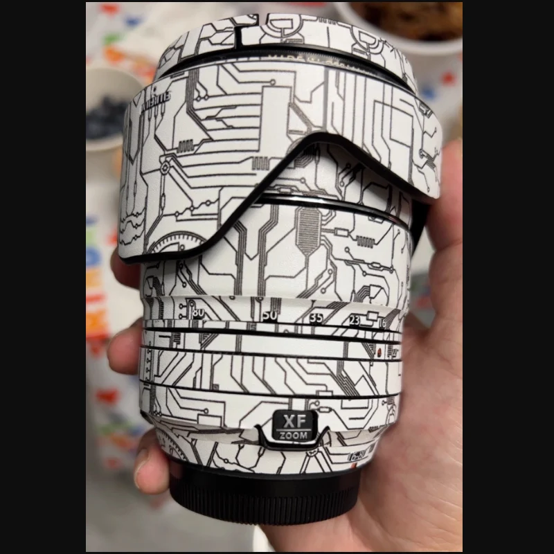 Fuji XF 16-55 F2.8 렌즈 데칼 스킨 FUJIFILM XF16–55mm f2.8 R LM WR 렌즈 보호기 커버 필름 XF16-80 F4 16-80mm 랩 스티커