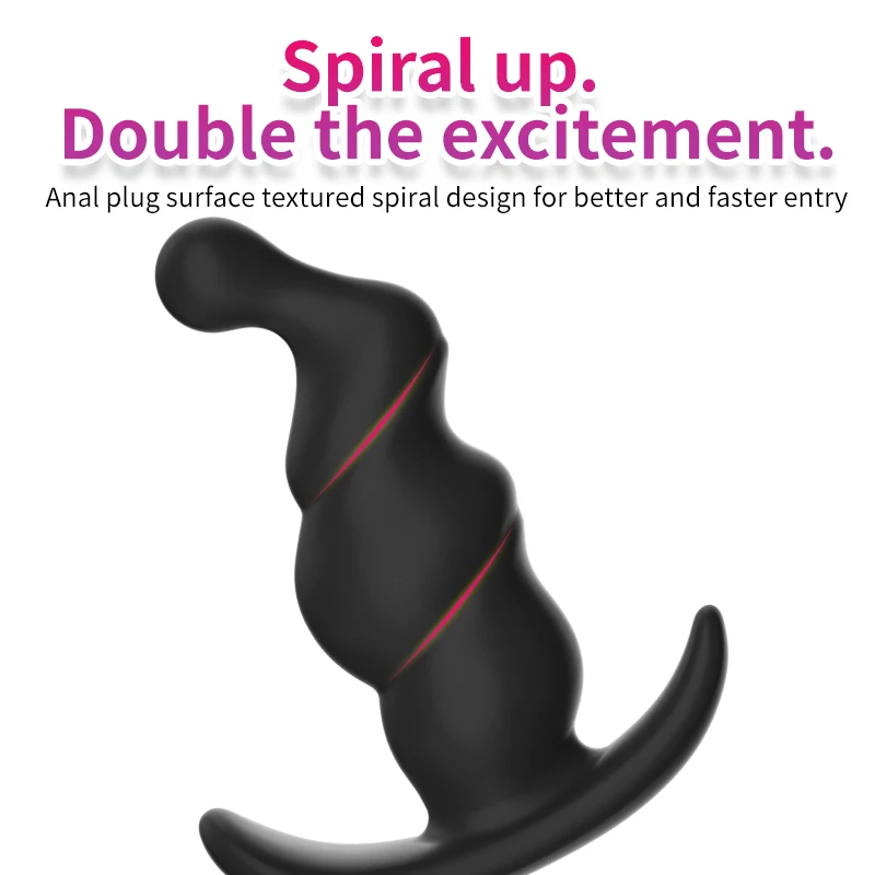 Consolador con cuentas de tapón Anal con rosca, dilatador de entrenador Anal, estimulador del punto G, tapón Anal, masajeador de próstata, Juguetes sexuales para mujeres y hombres Gay