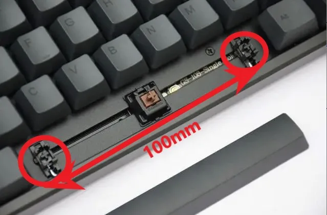 Handmade Scenery Koi Spacebar Keycaps 6.25U Custom Artisan Resin Keycaps For Mechanical Backlit Keyboards MX Switch Key Cap