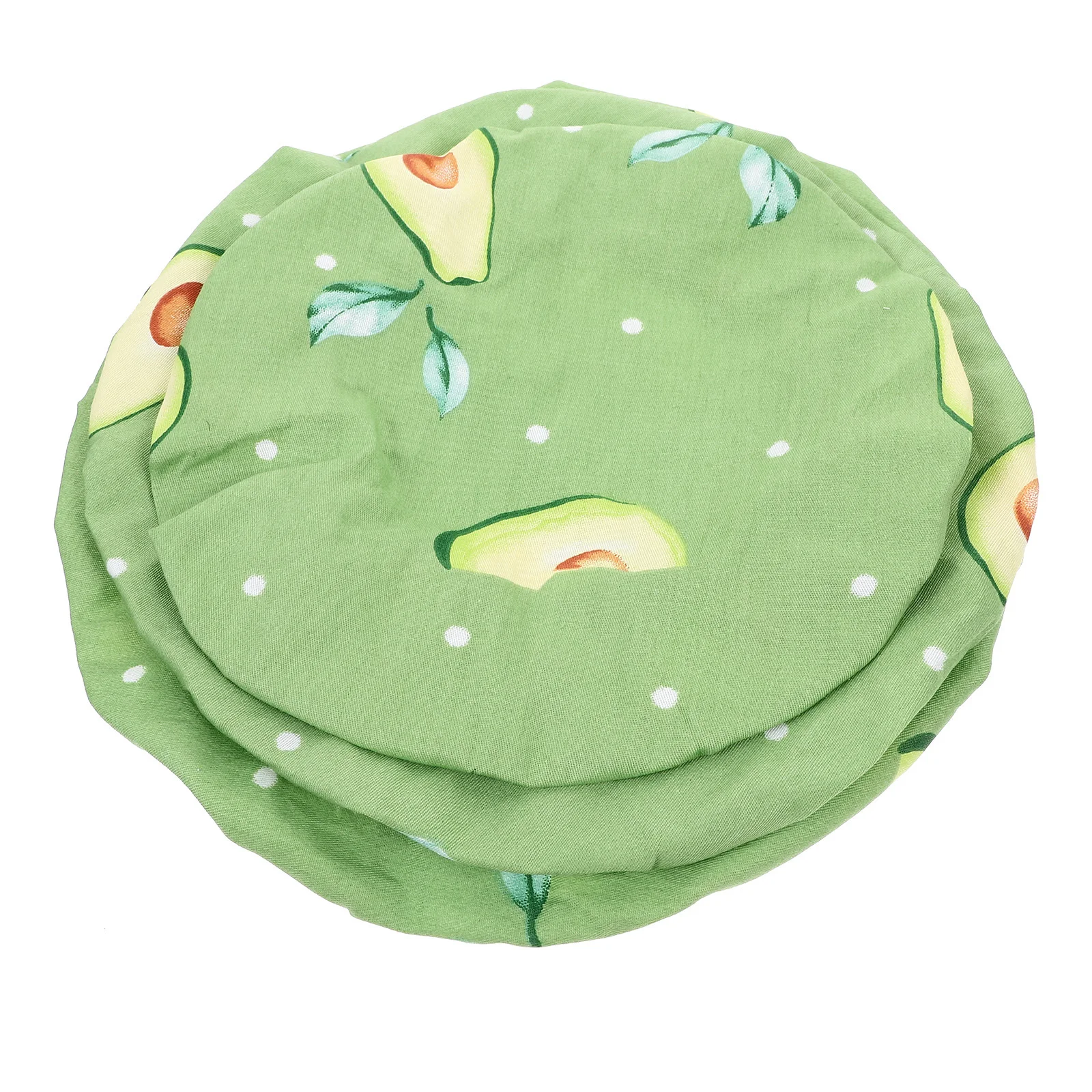 

3Pcs Elastic Bowl Covers Reusable Cotton Food Cover Washable Stretch Lid for Containers Freshness Preservation Decorative Use