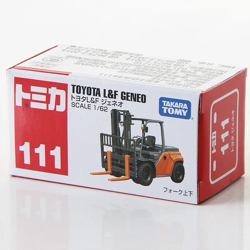 Takara Tomy Tomica Premium Toyota Construction Transporter Forklift 1/62 Mini Die-cast Alloy Car Model Kids Toys Christmas Gift