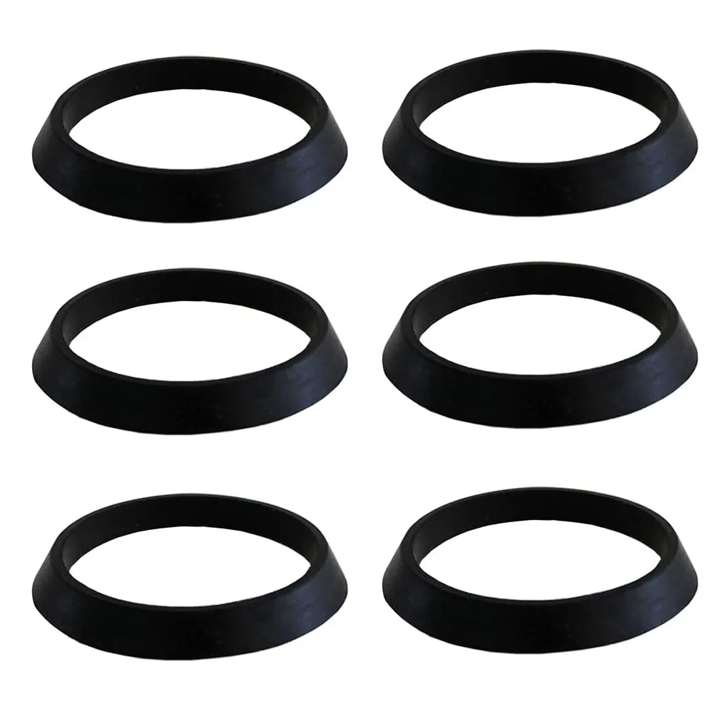 6PCS 40mm Rubber Seal Rubber Washers O-Ring Hose Gasket For Plumbing Sink Pipe Fittings Waste Pipe Seal Accessories