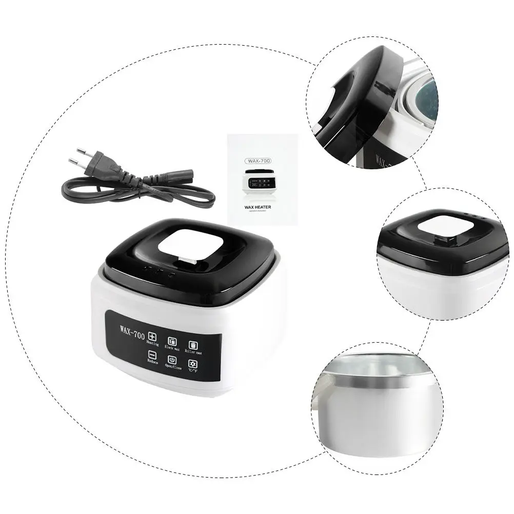 

Многофункциональный электрический воскоплав профессионального класса для быстрого нагрева воска для депиляции тела, ног, бразильской эпиляции, бровей, портативный прибор для удаления волос