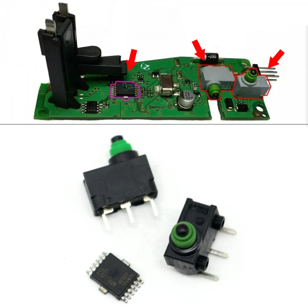 

4H0905852B 8K0905852A ELV Steering Wheel Column Latch Lock Module Actuator Relay Repair Kit For Audi A4 A5 2008-15 A7 2011-17