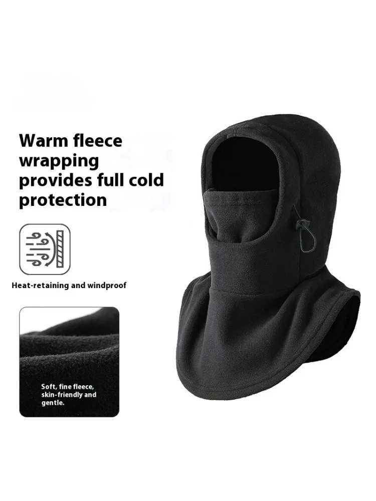 AliExpress Winter Warm Hat, Scarf Integrated Cycling Cover, Head and Neck Integrated Full Protection Outdoor Head Cover, Face Mask, Hat