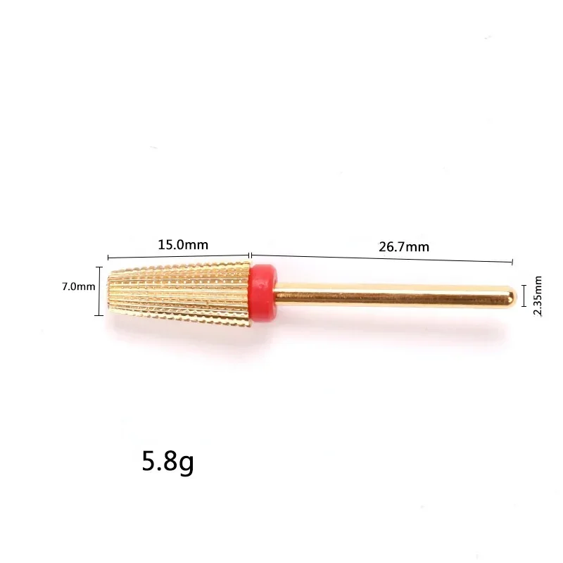 1 stücke Kegel Hartmetall Wolfram Nagel bohrer Maniküre Bohrer zum Fräsen Cutter Nagel feilen Puffer Nägel Kunst Ausrüstung Zubehör