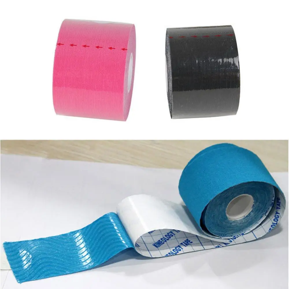 

500cm Physiotherapy Muscle Support Bandage Elastic Adhesive Injury Tape Knee Muscle Pain Relief Stickers Kinesiology Tape