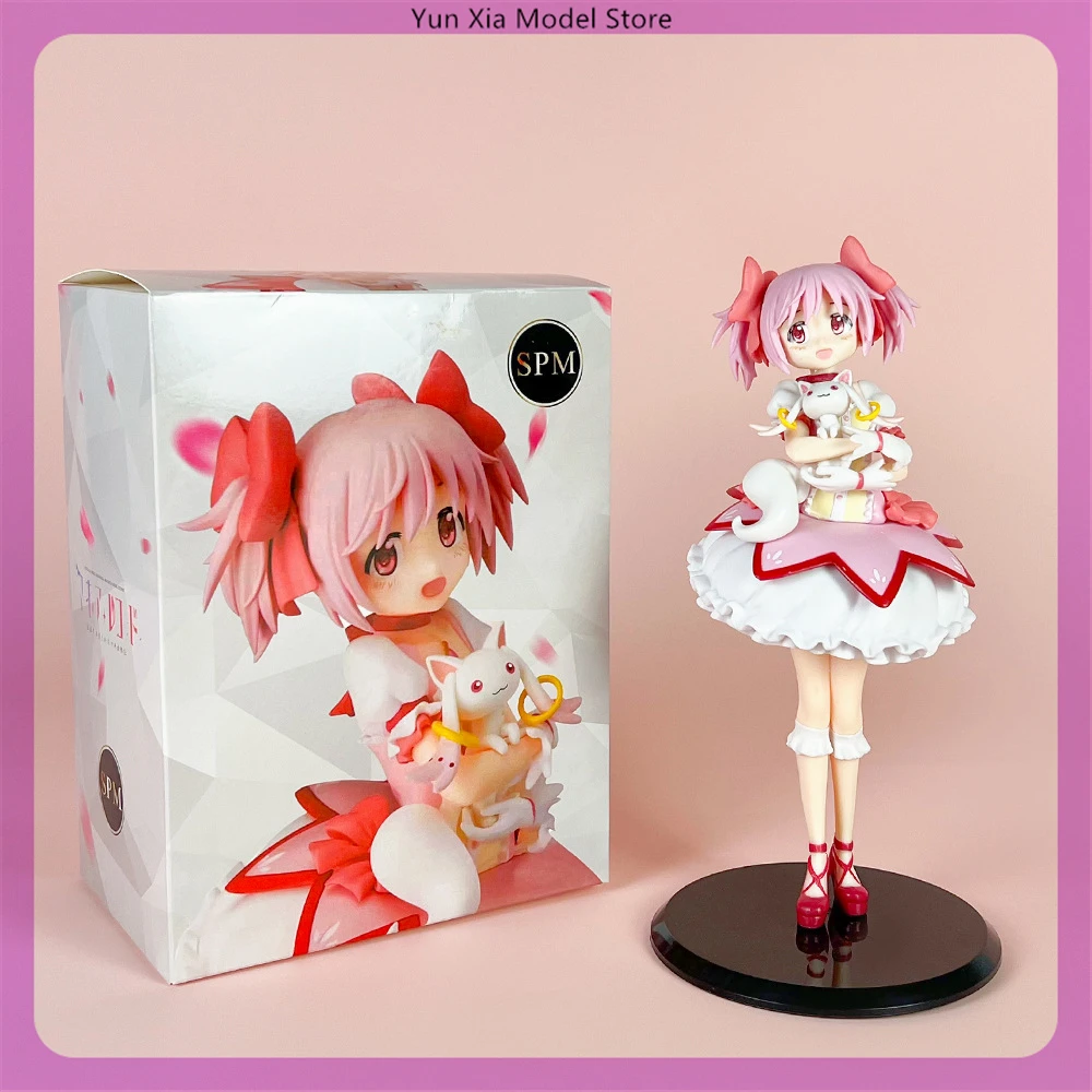 

23cm Puella Magi Madoka Magica Kaname Madoka Anime Girl Figure Model Gk Statue Boy Collection Desktop Decoration Ornament Toy