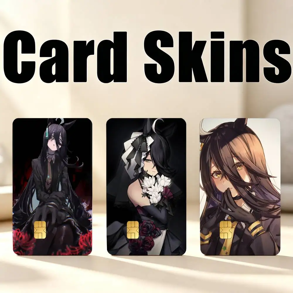 M-Manhattan Cafe Umamusume 1Set 4Pcs Card Skin Stickers