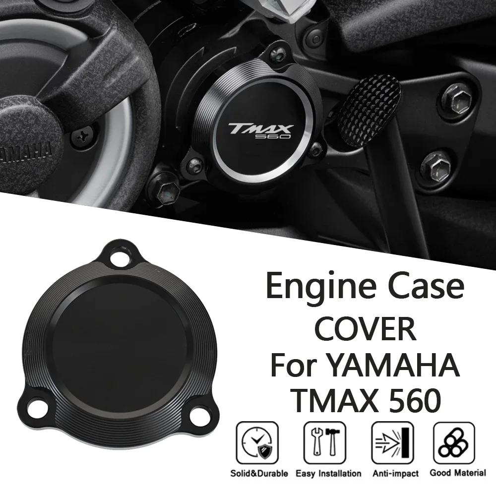 

MTKRACING Engine Case Covers For YAMAHA TMAX 530/560 2017-2024 Motorcycle Engine Protector Cover Frame Hole Drive Shaft Cover