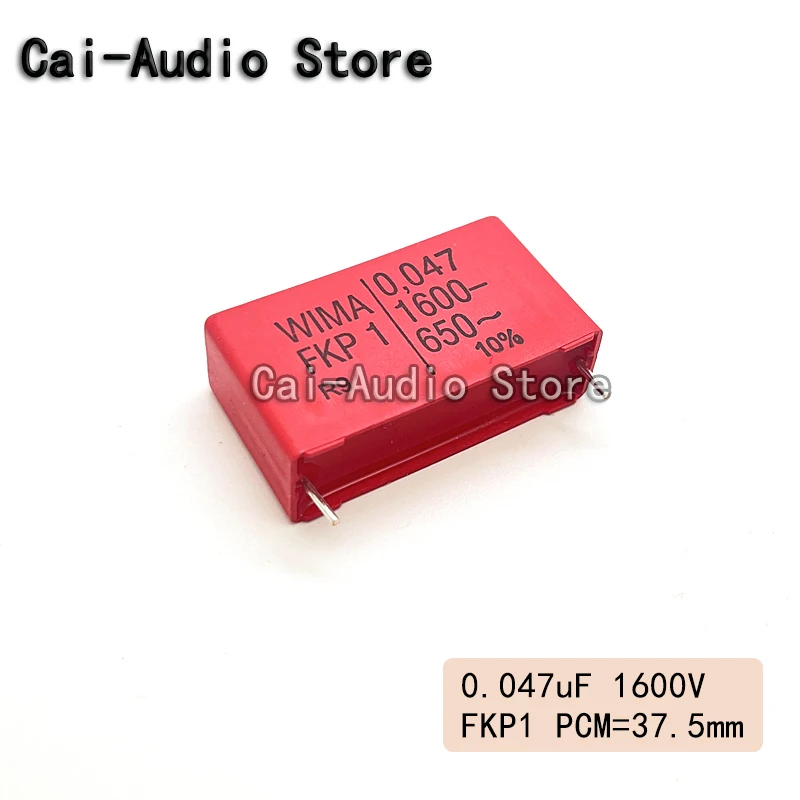 2PCS/5PCS/10PCS/Lot Germany WIMA FKP1 1600V 0.047UF 1600V473 47NF Film Capacitor 1600v0.047uf 473 Pitch 37.5mm FKP1T024707C00