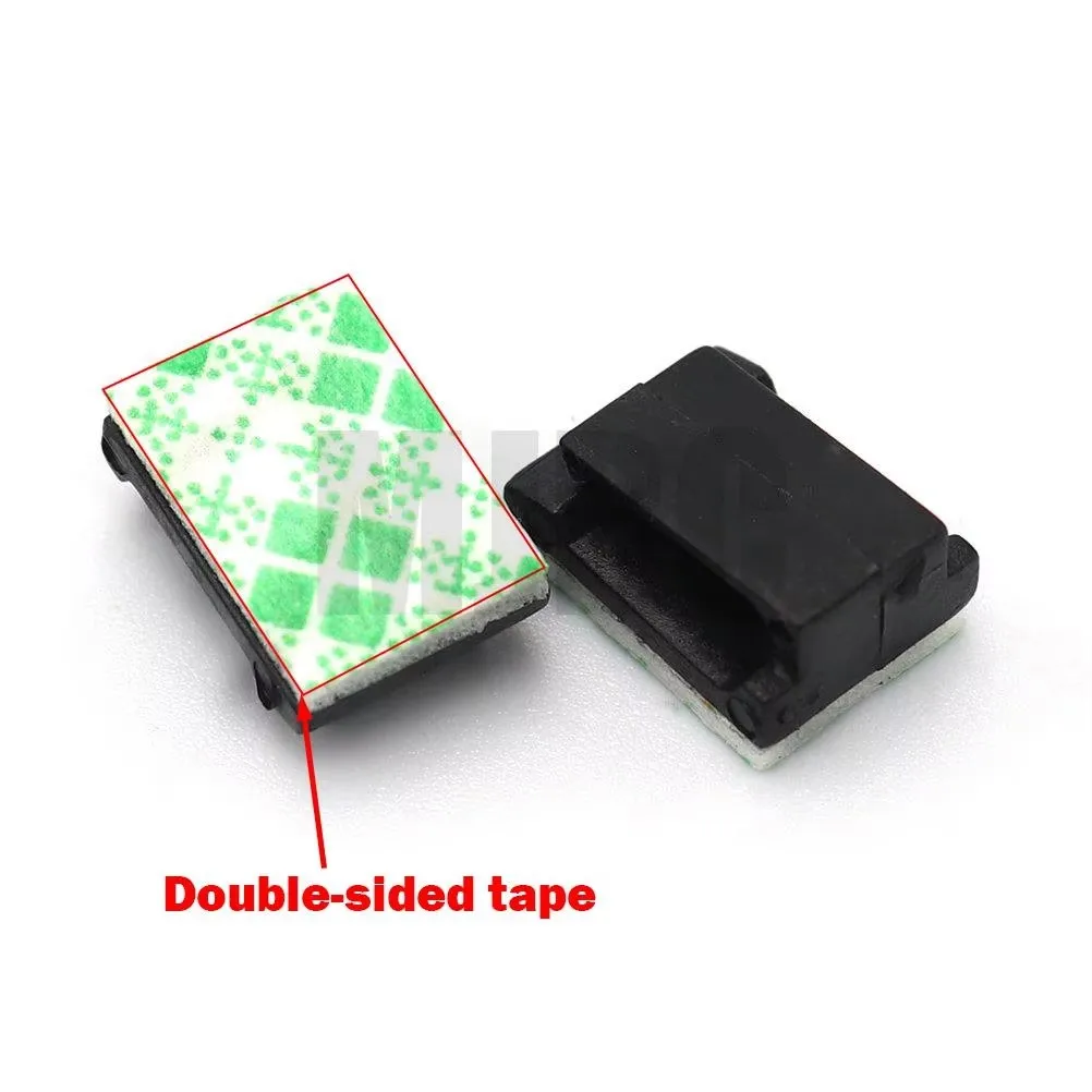 20Pcs Adhesive Wire and Cable Holder Tie Clip Organizer Drop Clip Clamp ESC Steering Gear LED Universal
