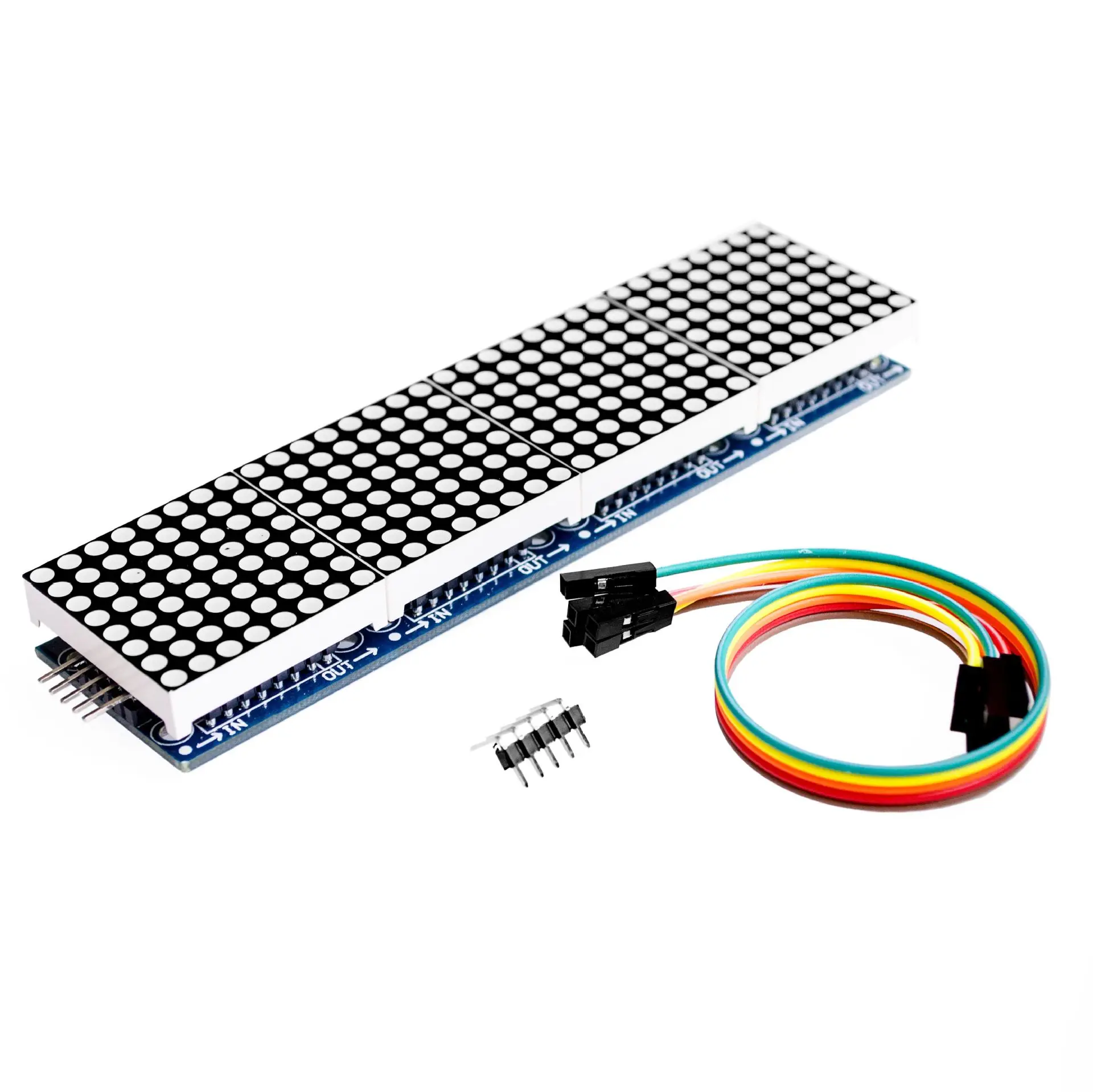 

MAX7219 4 IN 1 Dot led matrix MCU control LED Display module for Raspberry Pi