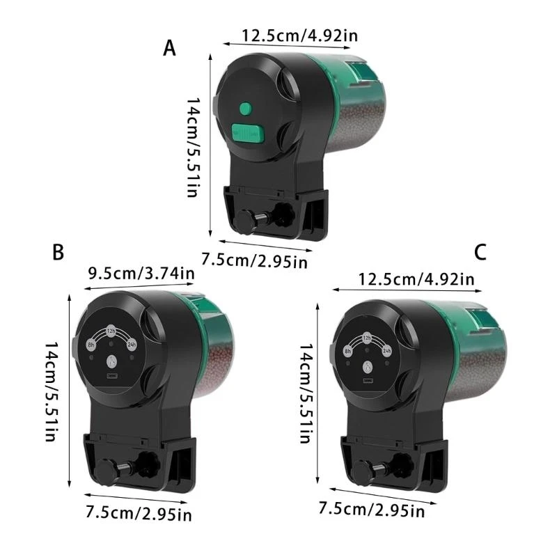 Электронные рыбные резервуары Программируемое расписание.