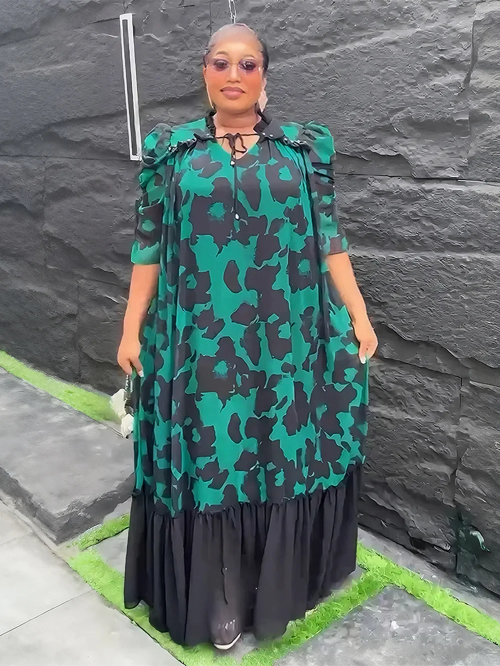 アフリカのドレス女性のためのプラスサイズのアフリカの服ダシキアンカラ衣装ガウンエレガントなイスラム教徒の結婚式のパーティーロングドレス2026