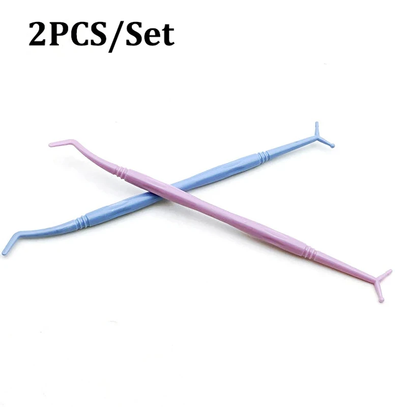 2PCS/set Dental Composite Resin Plugger Filling Kit Plastic Shaping Angle Autoclavable Spatula Filler Orthodontics Dental Tools