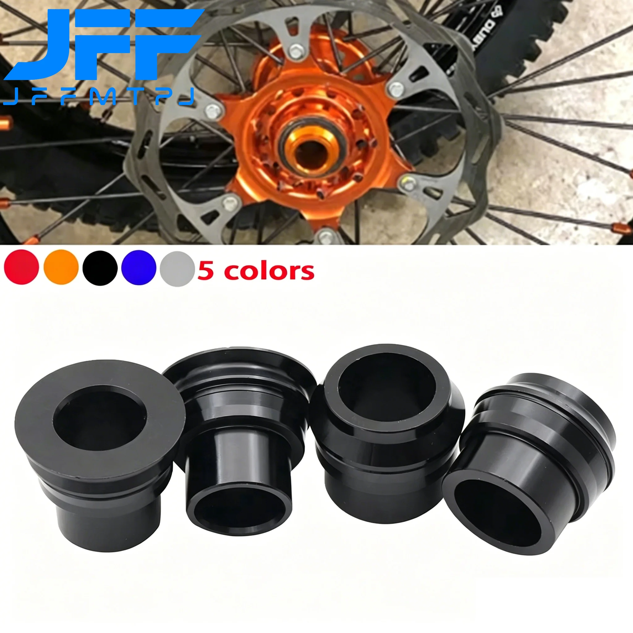 Motocross 20MM/22MM Front Rear Wheel Spacers Hub Collars For KTM EXC EXC-F XC-W XCF-W 2017-2023 For Husqvarna FE TE TX 250-501