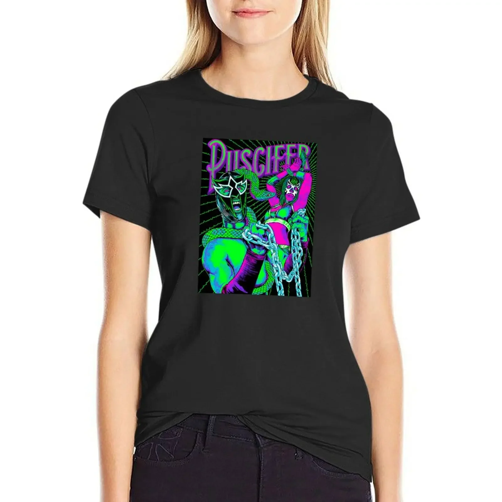 

Blacklight T-Shirt summer tops female sublime funnys tshirts woman