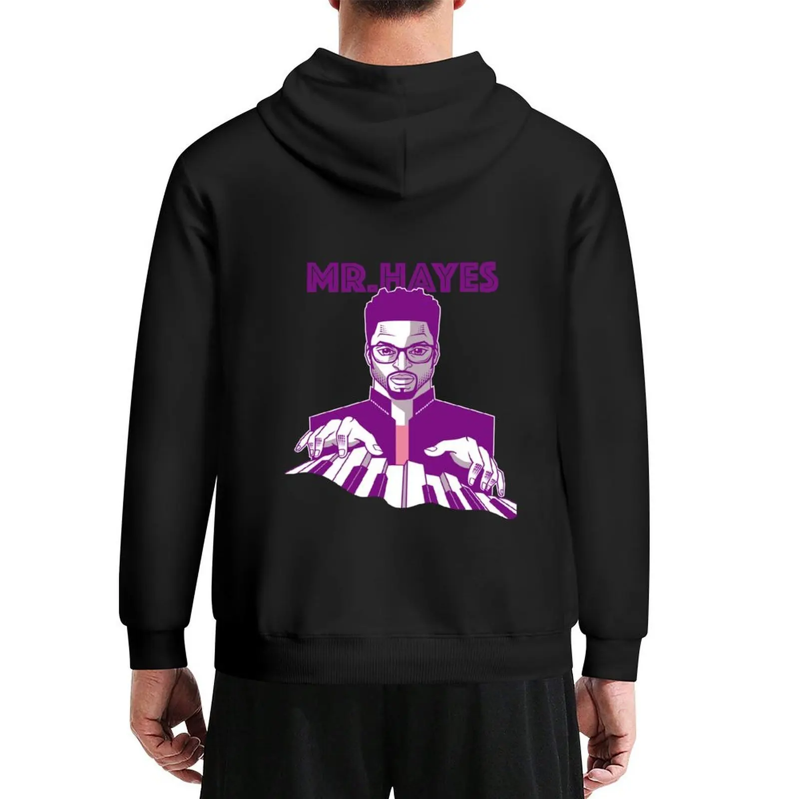 

MR. HAYES White Bold Hoodie autumn new products mens clothing men's winter sweater tracksuit