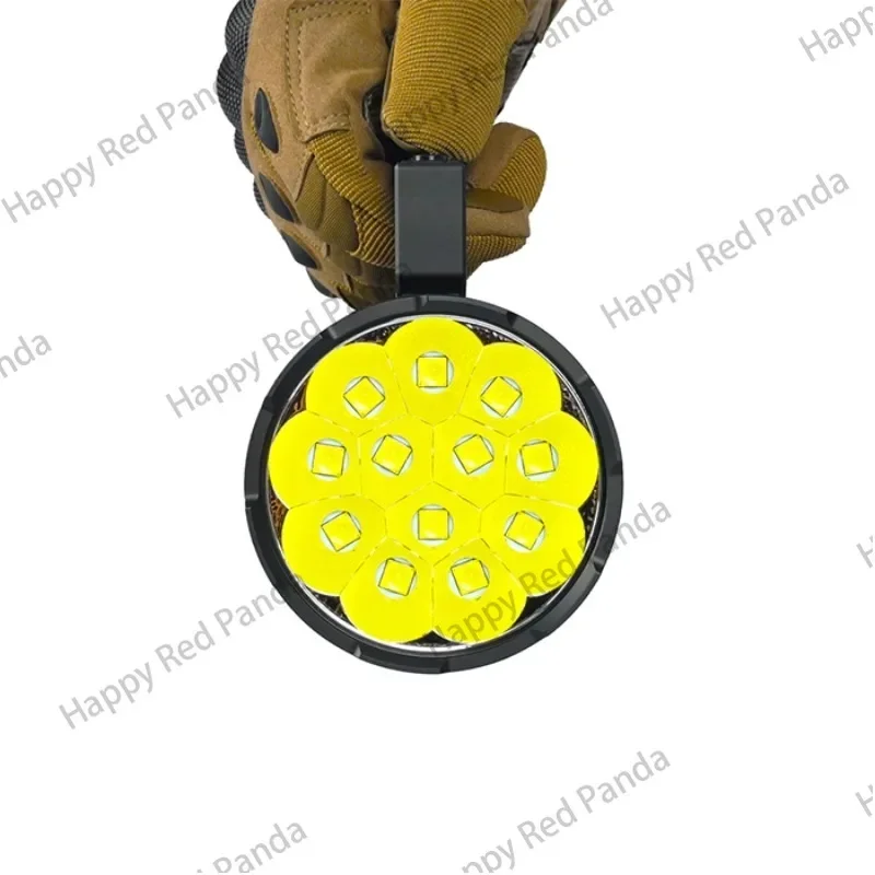 X75 strong light searchlight fast charging flashlight outdoor search and rescue patrol searchlight 80000 lumens