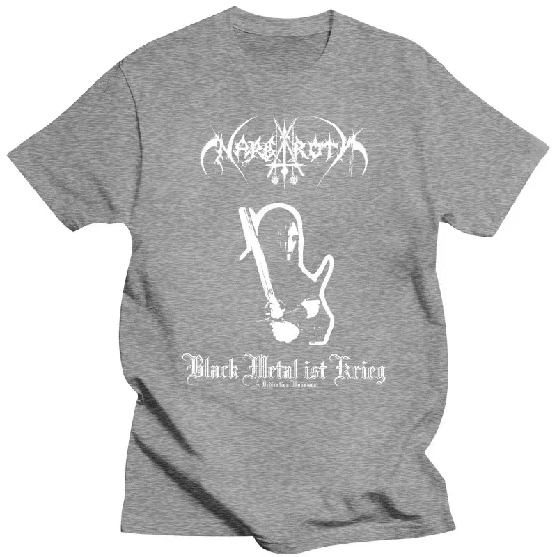 men clothing Nargaroth Band Black Metal Ist Krieg 2001 Album Cover T Shirt 2024 summer tops  graphic t shirts oversized harajuku