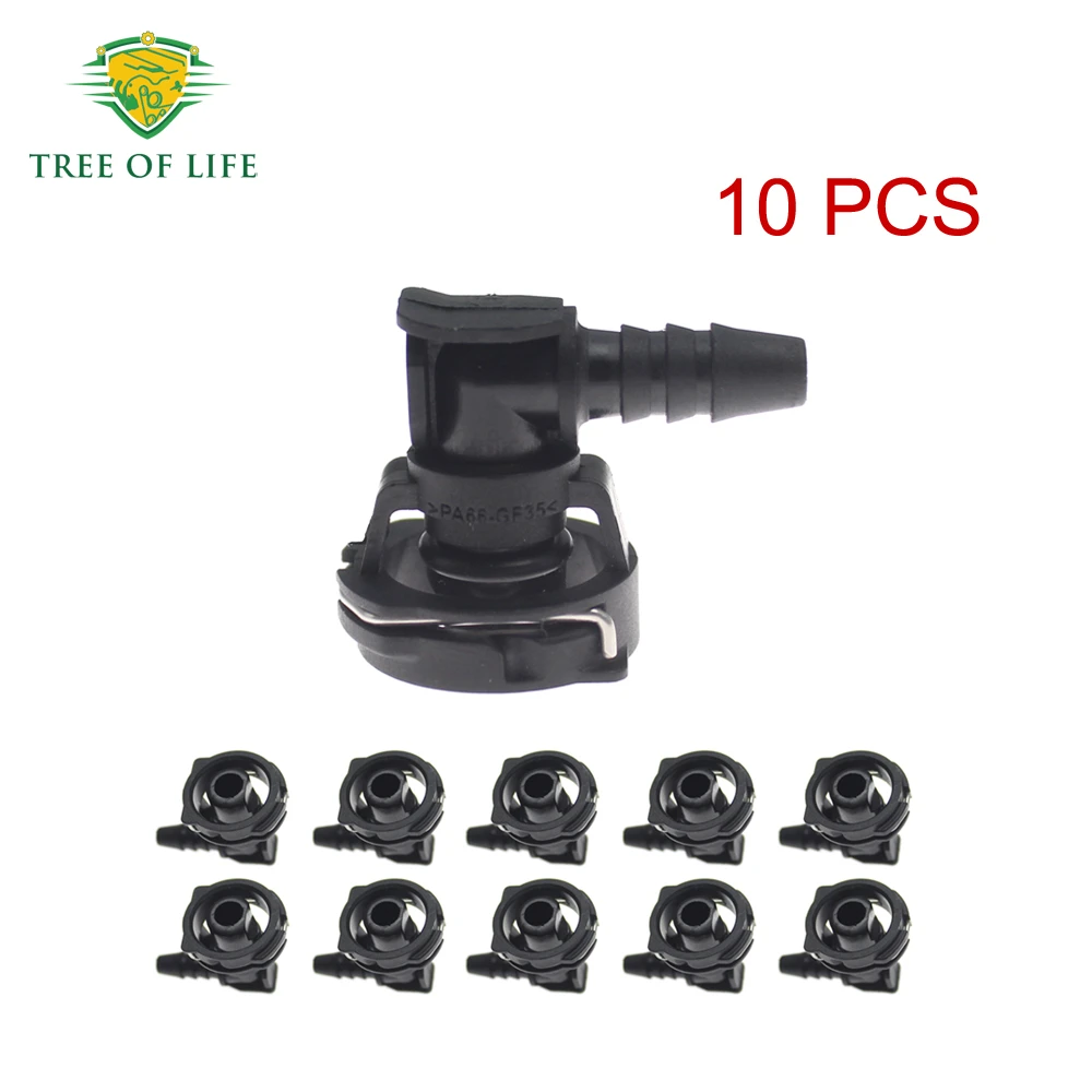 

1/2/5/10x ID 6 мм адаптер вентиляционный шланг заменяет чайник водопровод соединитель выхлопной трубы для моделей двигателей VW BMW AUDI Mercedes