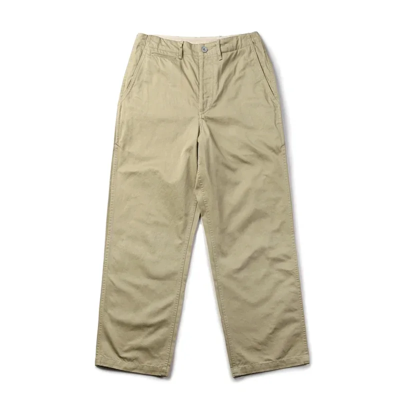 Rugged Bronson Army Chino Trousers 1942 Pattern Khakis Military Style Casual Pants