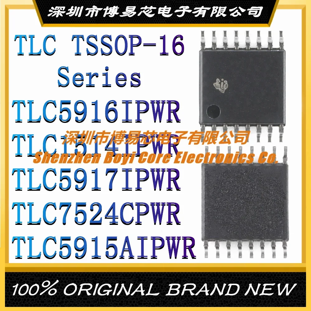 

TLC5916IPWR TLC1514IPWR TLC5917IPWR TLC7524CPWR TLC5915AIPWR TLC1514IPW 5915AIPW/AIPWR 5916 5917IPWR 7524CPW/CPWR TSSOP16 New