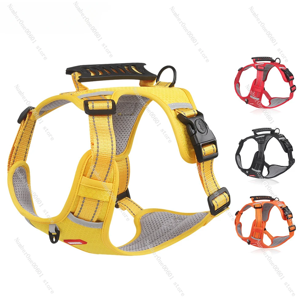 Pet Chest Harness - Explosion-Proof Design, Large Dog Chest Back, Reflective Commuting Dog Reflective commuter dog chest back