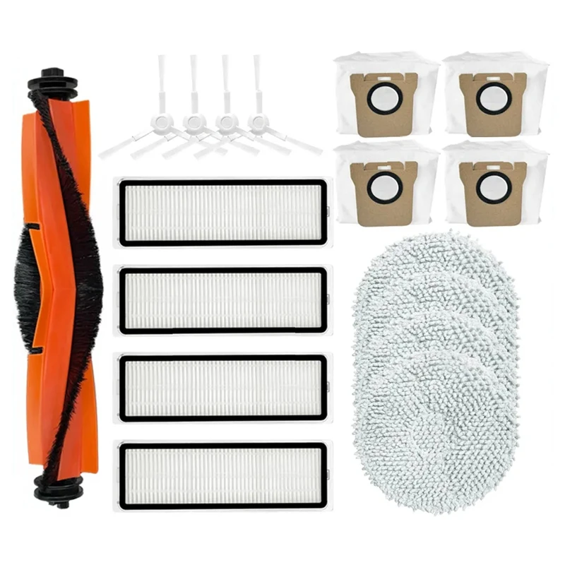

For Xiaomi Mijia M30S D103CN Replacement Parts Accessories Roller Side Brush Hepa Filter Mop Cloth Dust Bag