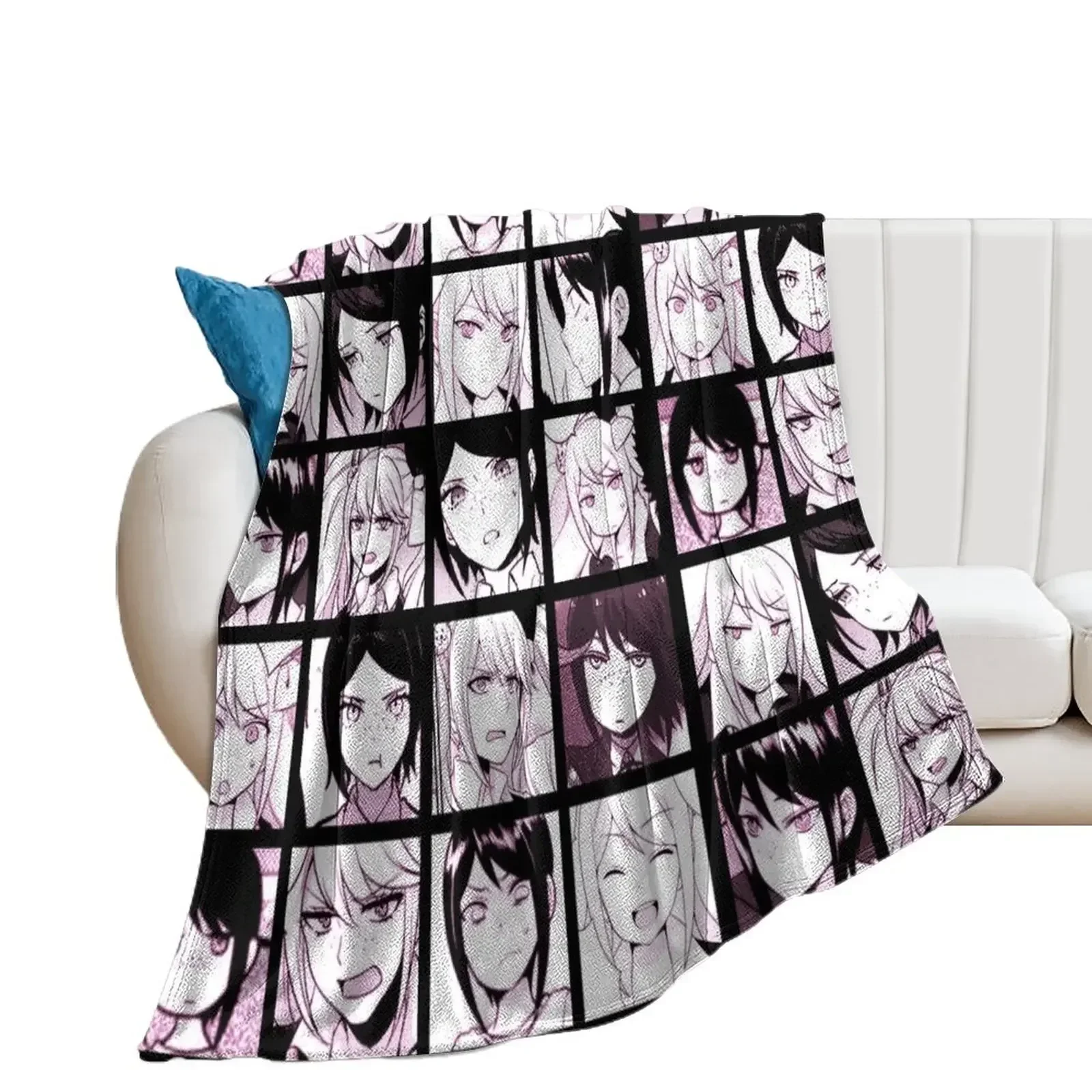 Mukuro Manga Collection (Colored) Throw Blanket for sofa Flannel Blankets