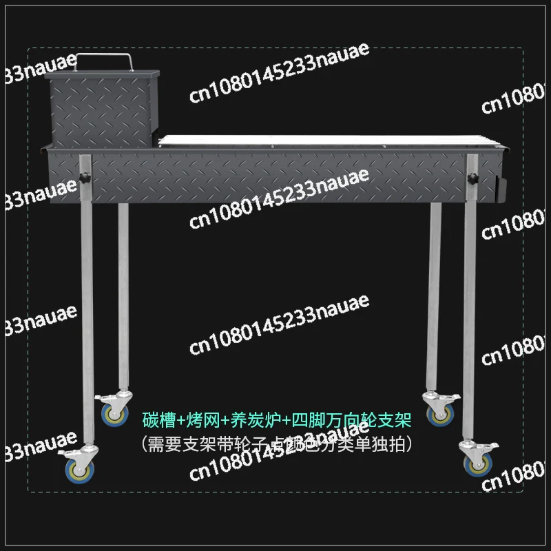 Barbecue Grill Charcoal Commercial Stall Night Market Commercial Commercial Stall Large Stove Outdoor Thickened Household