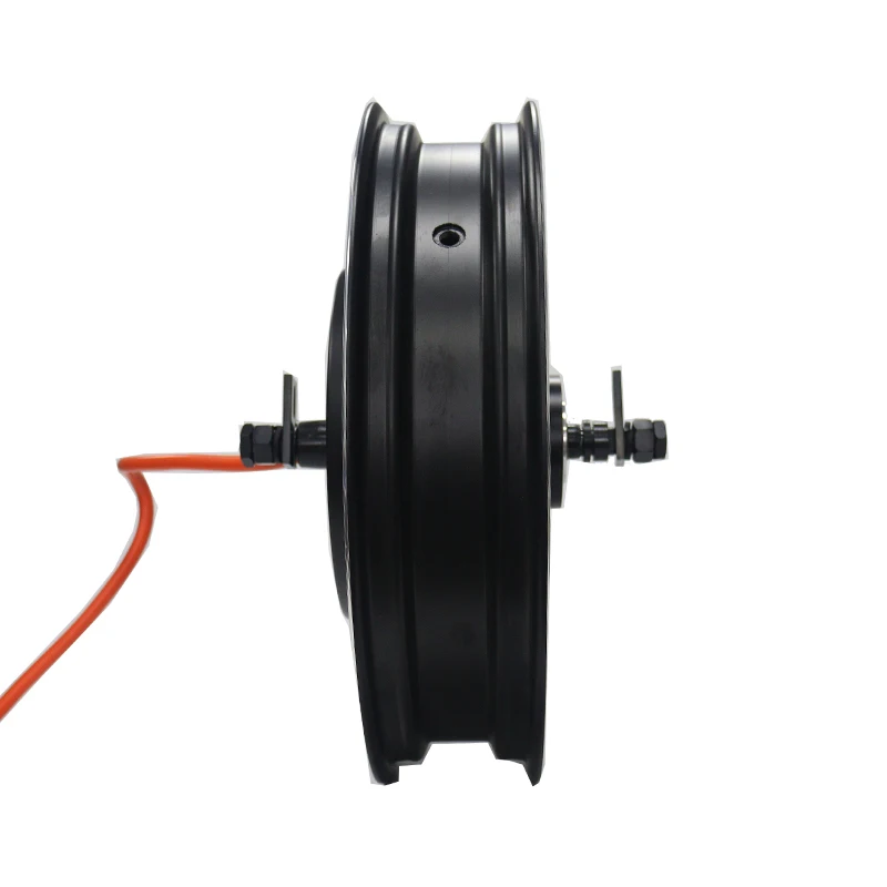 YMMOTOR ZX 17x3.5inch Rated 4KW Peak 8KW WP 40H V3 BLDC Hub Motor For Electric Motorcycle