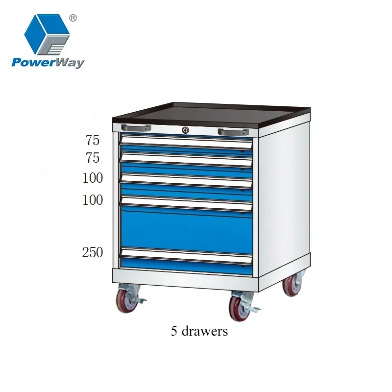 

W564*D572*H850 workshop garage moving mechanics kraftwelle tool trolley