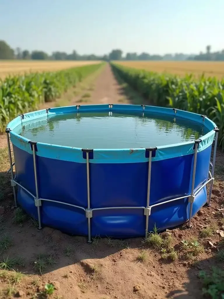 5m Galvanized Frame Pool PVC Canvas Outdoor Family Swimming Pool