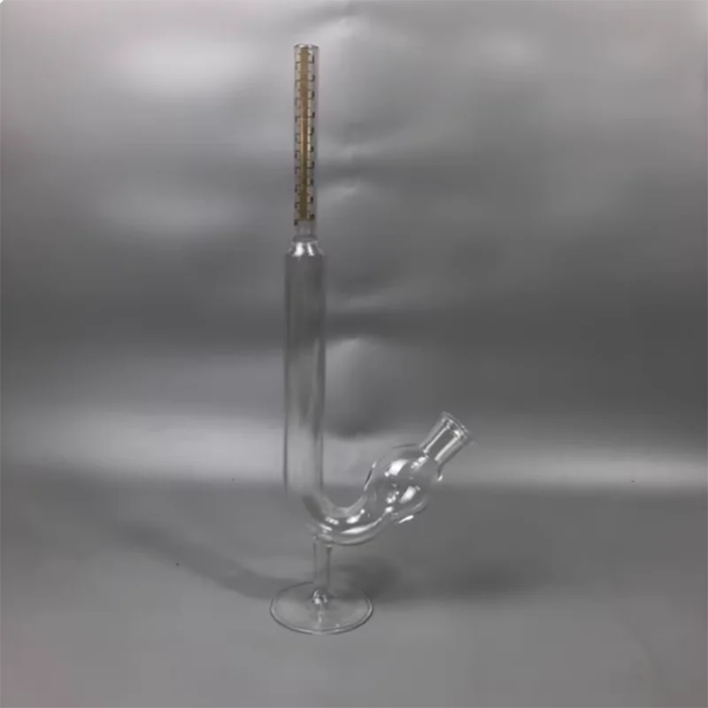 Glass fermentation tube base bird cup with precise graduation of 10ml and division of 0.1ml