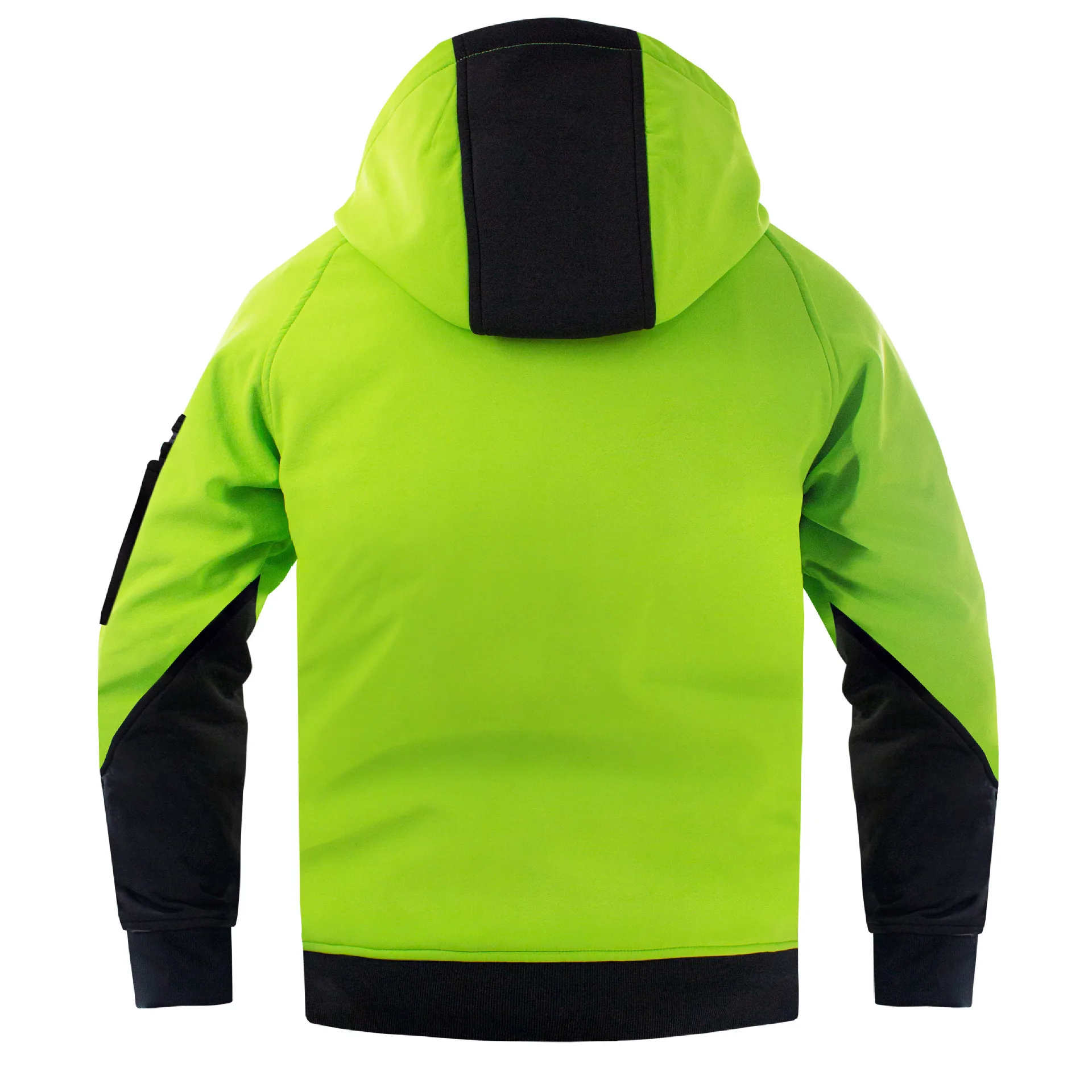 Imagem -03 - Hoodie de lã Quente para Homens Jaqueta Exterior Softshell Jaqueta com Zíper Moletons de Dois Tons Roupas de Trabalho com Zíper Uniforme de Inverno