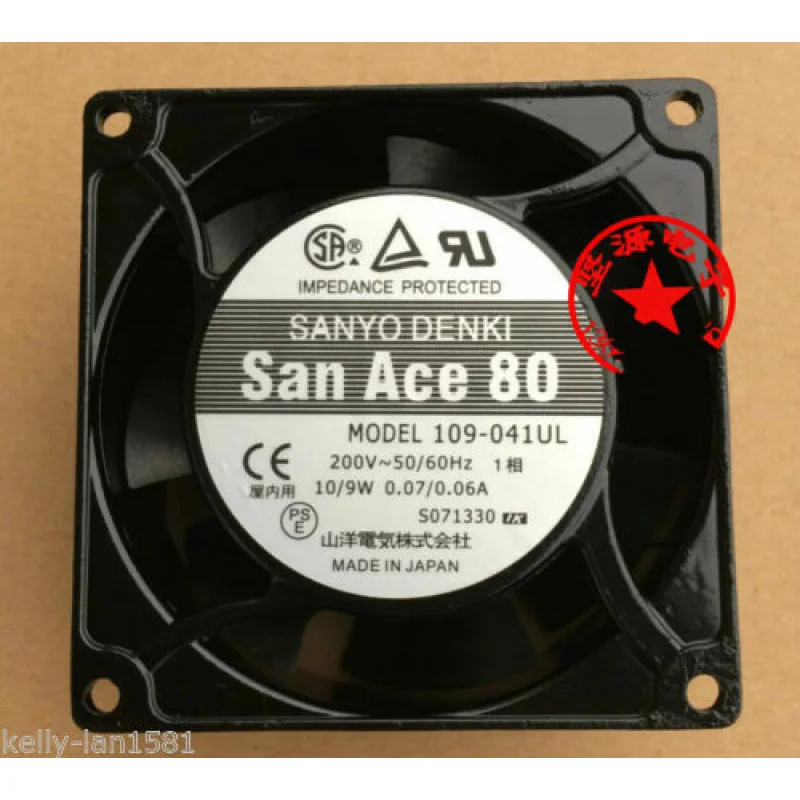 

C 1pcs for SANYO 109-041UL AC200V 80 * 80 * 42MM fan
