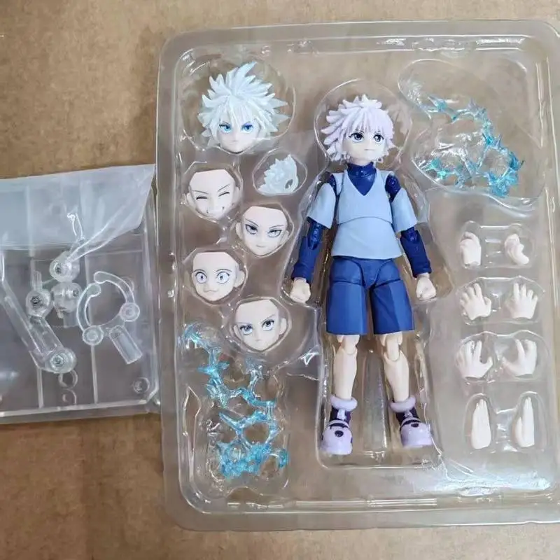 In Stock Shf Figuarts Hunter X Hunter Killua Zoldyck Gon Anime Action Figure Finished Model Ornaments Collection Gifts