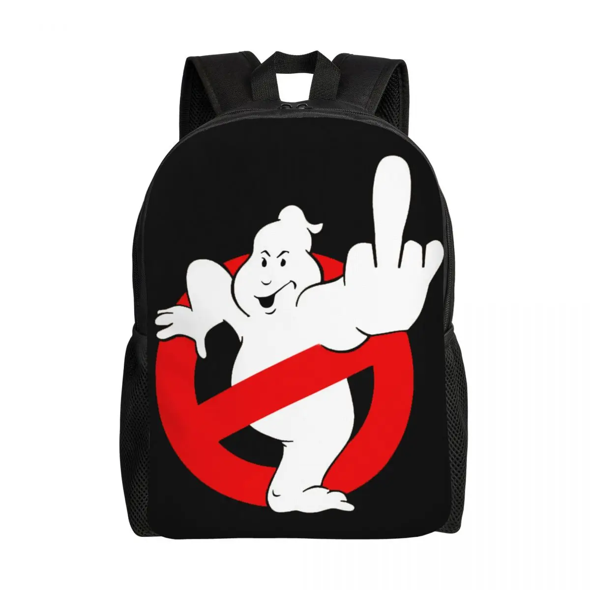 Customized GhostBusters Backpacks Women Men Basic Bookbag for School College Supernatural Comedy Film Bags