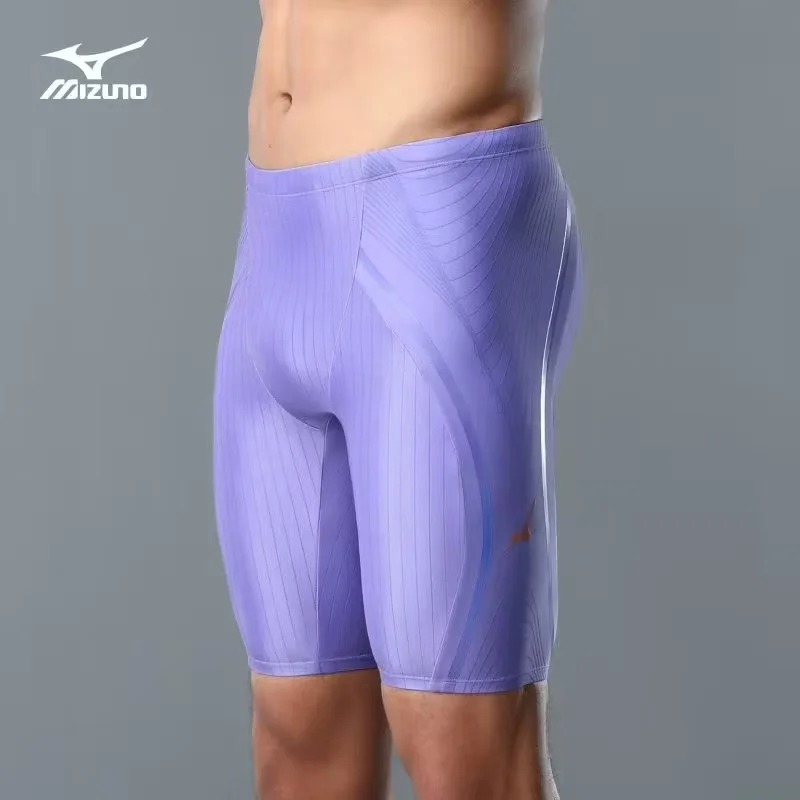 Mizuno Professional Mens Swim Jammers Knee Length Quick Dry Swimming Shorts Protective Lining Racing Bathing Suit Equipment view 5