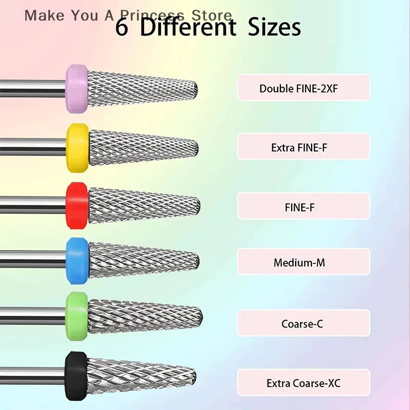 مانيكير التنغستن الصلب رأس مطحنة تلميع إزالة أدوات مانيكير الذرة رئيس الجلد الميت ماكينة الطحن الملحقات
